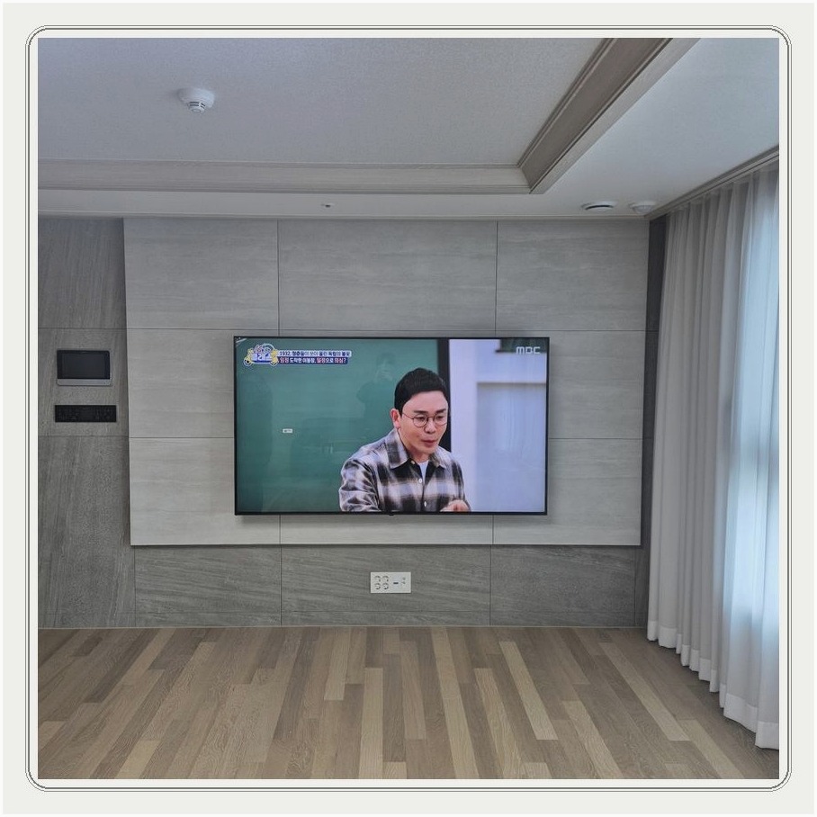대림동 기존 브라켓과 벽 상태를 다시 확인하는 재설치 과정