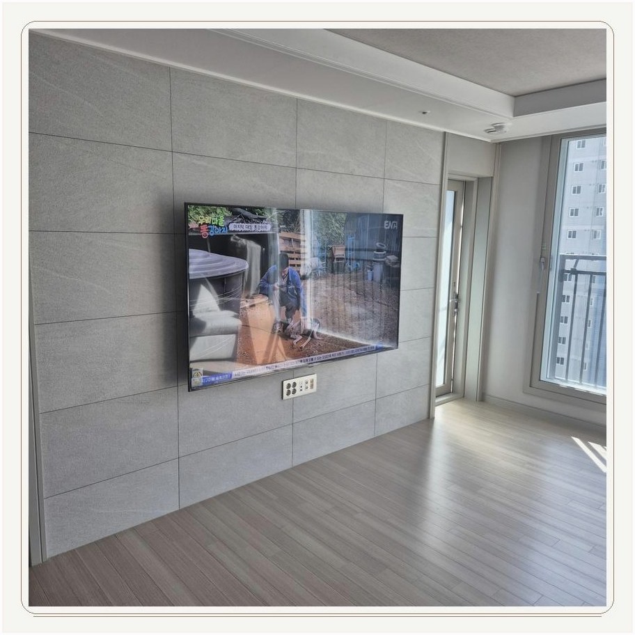 갈현동 TV 규격과 벽면에 맞는 브라켓 선택과 위치